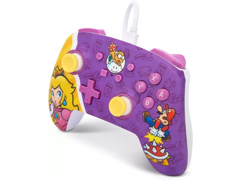 Power A Enhanced Wired Controller Princess Peach Battle