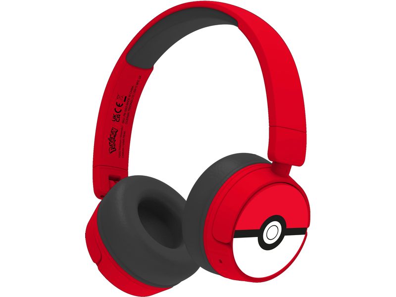 OTL Casque On-Ear Pokémon Poké Ball Rouge; Blanc