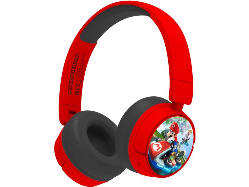 OTL On-Ear-Kopfhörer Mario Kart Schwarz; Rot