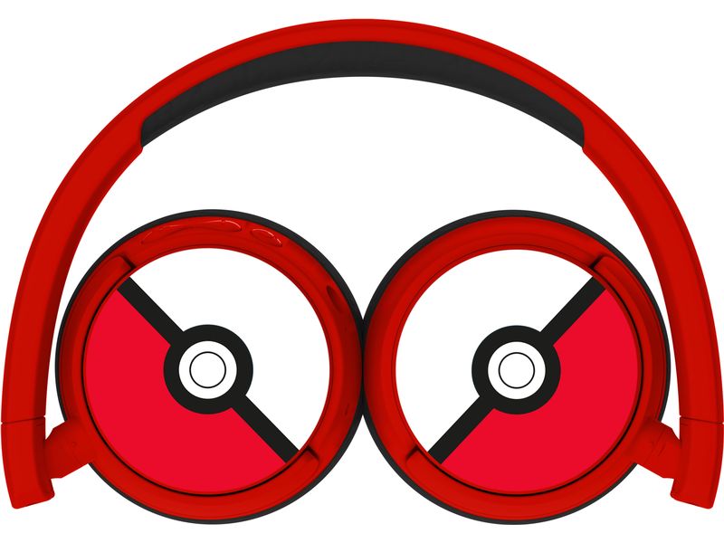 OTL Casque On-Ear Pokémon Poké Ball Rouge; Blanc