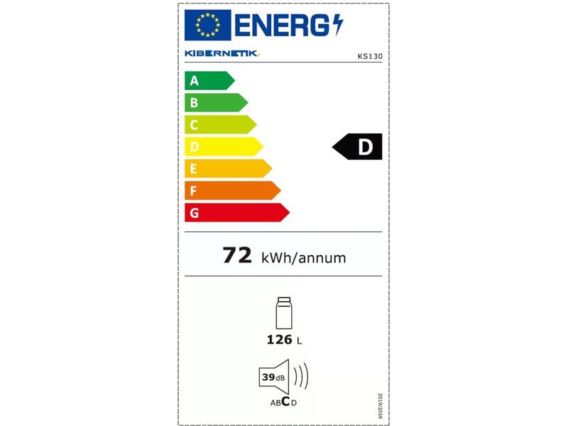 Kibernetik Réfrigérateur KS130 Droite/Changeable