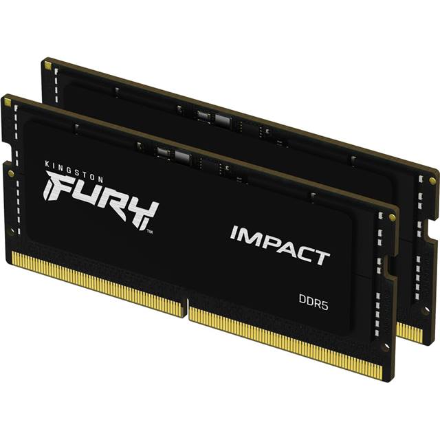 Kingston SO-DIMM DDR5 Fury Impact, 64 Go (2 x 32 Go), 5600 MHz