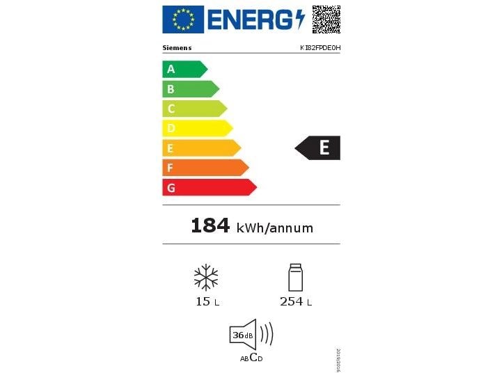 Siemens Réfrigérateurs congélateurs encastrés KI82FPDE0Y Gauche/Changeable