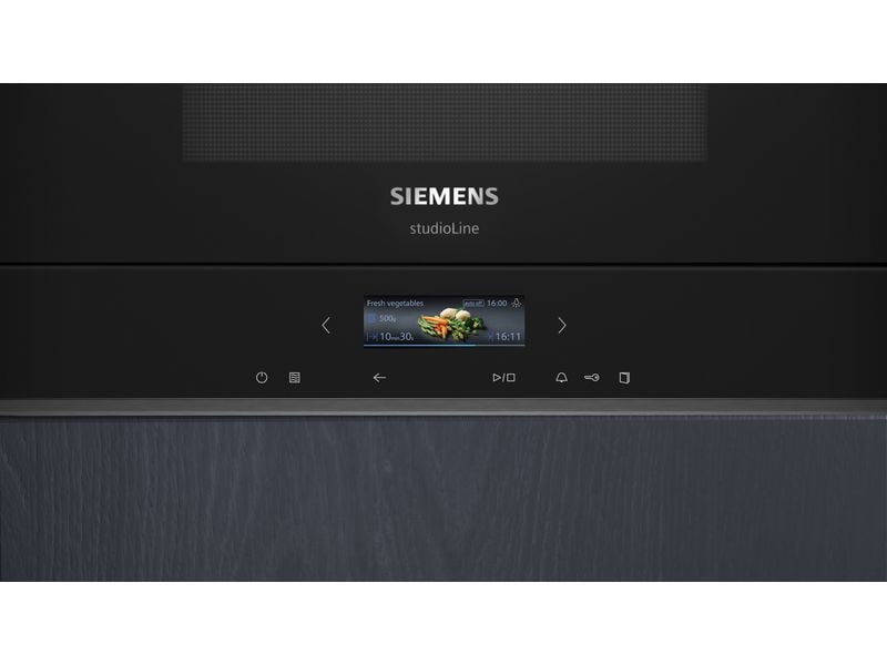 Siemens Four à micro-ondes encastré iQ700 BE732R1B1C Noir