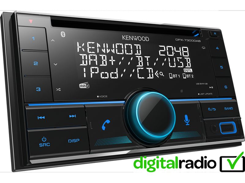 Kenwood Autoradio DPX-7300DAB 2 DIN