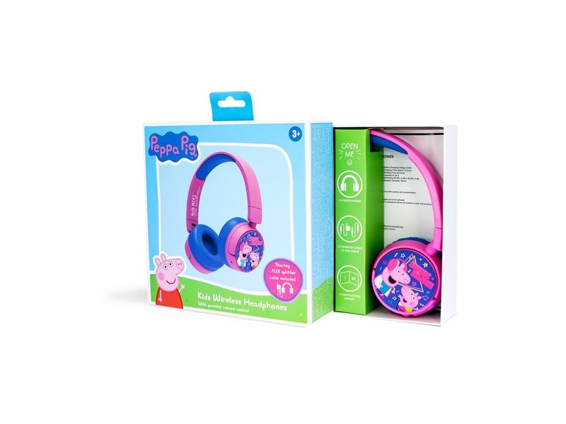 OTL On-Ear-Kopfhörer Peppa Pig Dance Blau; Rosa