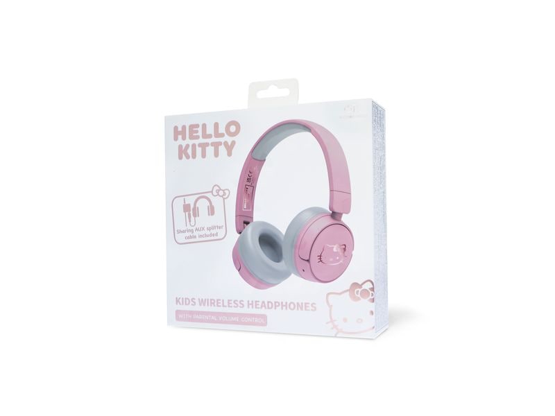 OTL Casques extra-auriculaires Hello Kitty Rose; Blanc