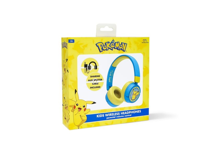 OTL Casques extra-auriculaires Pokémon Pikachu Jaune