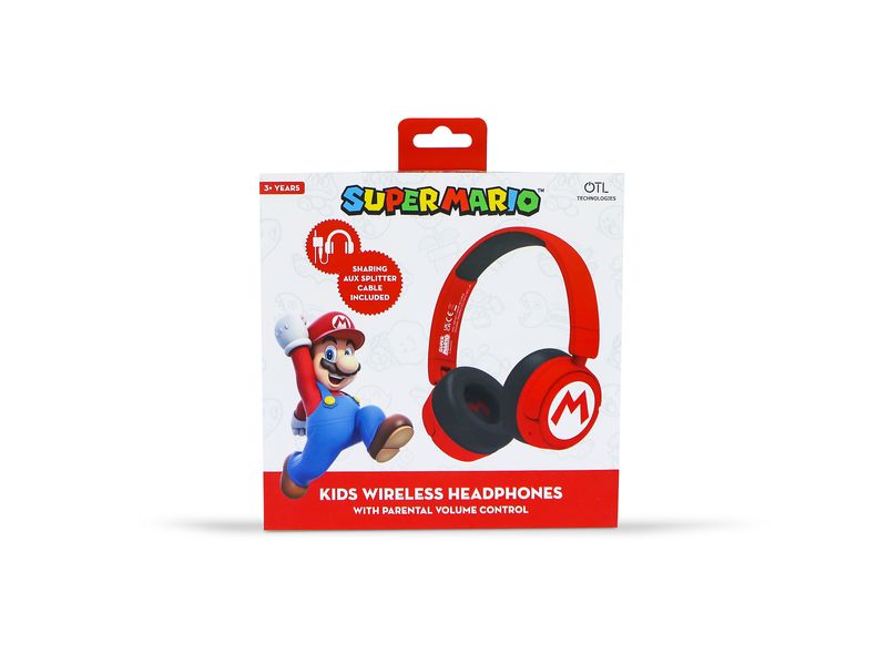 OTL Casques extra-auriculaires Super Mario Rouge