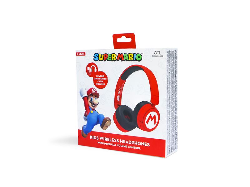 OTL Casques extra-auriculaires Super Mario Rouge