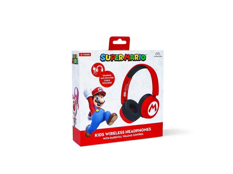 OTL Casques extra-auriculaires Super Mario Rouge