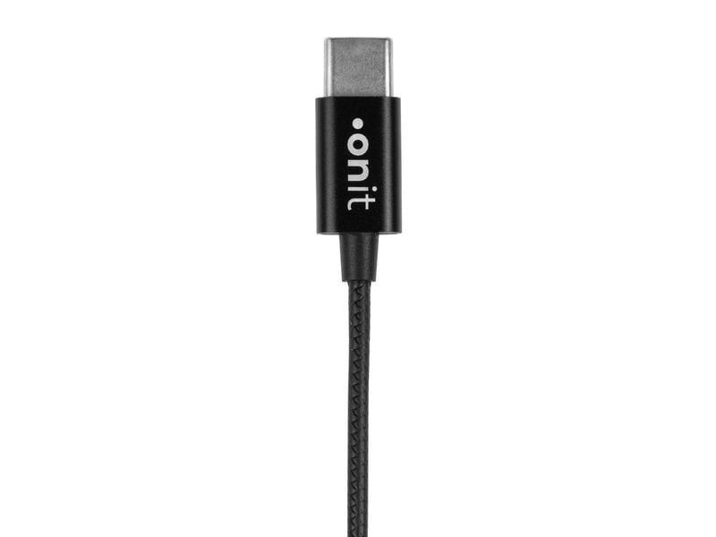 onit Écouteurs intra-auriculaires USB type C Noir