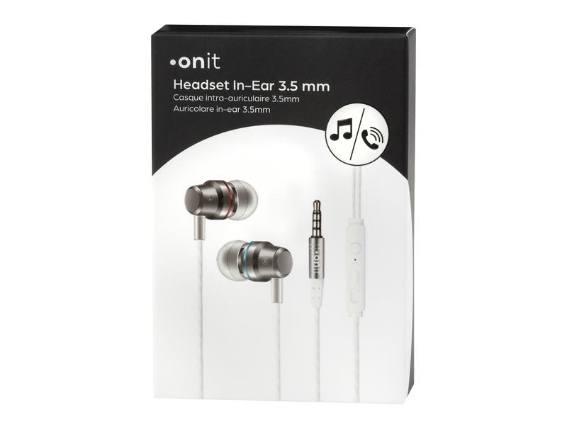 onit Écouteurs intra-auriculaires prise jack 3.5 mm Blanc