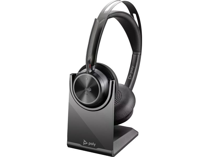 Poly Casque Voyager Focus 2 MS USB-A avec station de chargement