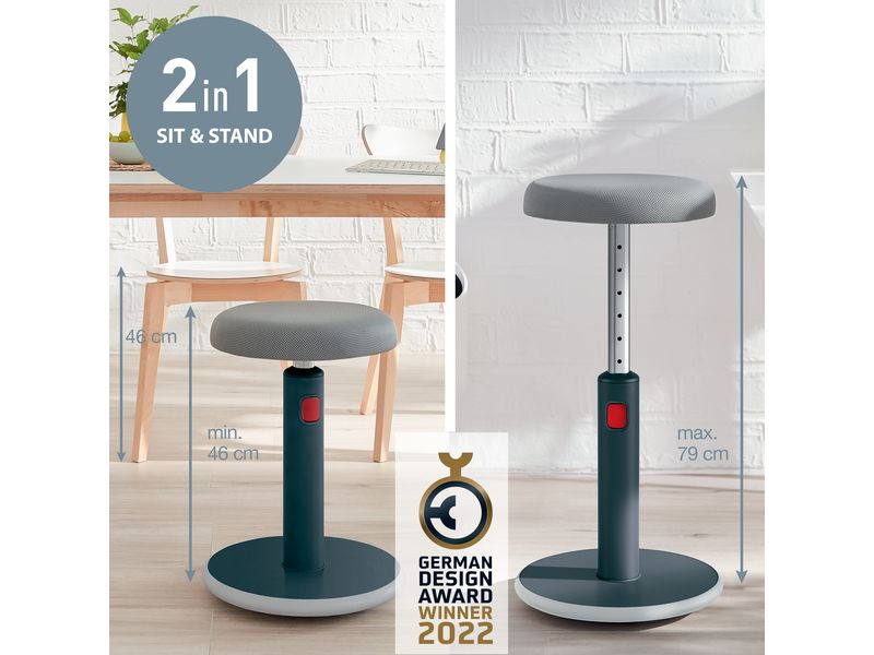 Leitz Ergo Cosy Siège actif et tabouret de tabouret