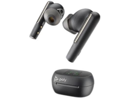 Poly Headset Voyager Free 60+ MS USB-C, Schwarz