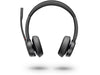 Poly Casque Voyager 4320 UC Duo USB-A, avec station de charge