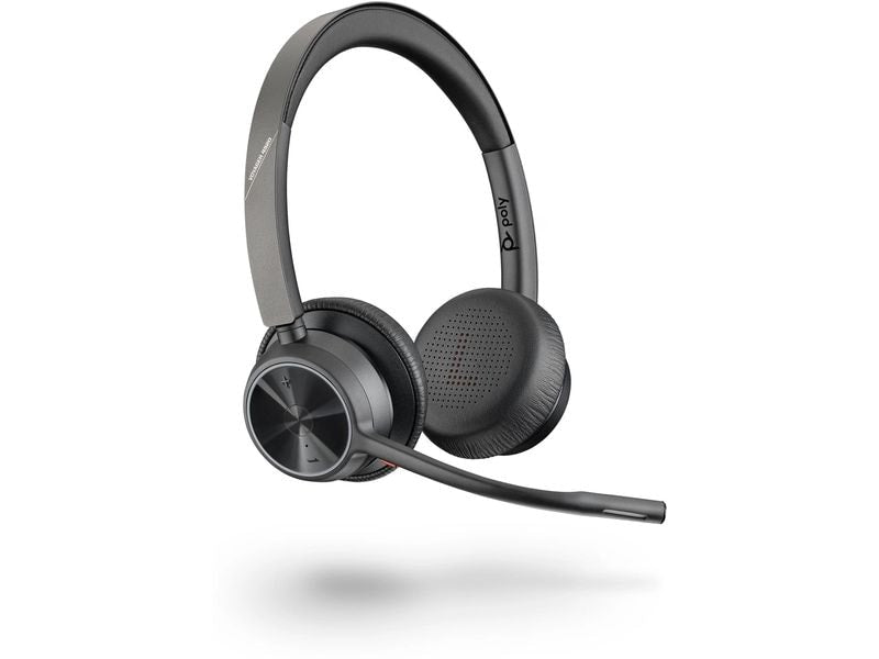 Poly Casque Voyager 4320 MS Duo USB-C, avec station de charge