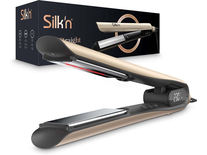 Silk'n Lisseur à cheveux Silky Straight Premium Edition Gold