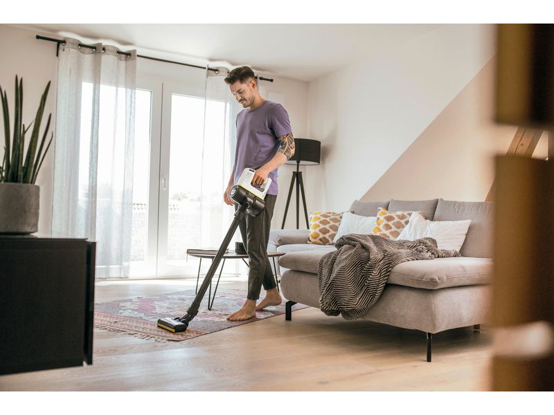 Kärcher Aspirateur à main/manche sans fil VC 4 Cordless myHome Jaune/Noir