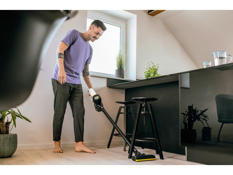 Kärcher Aspirateur à main/manche sans fil VC 4 Cordless myHome Jaune/Noir