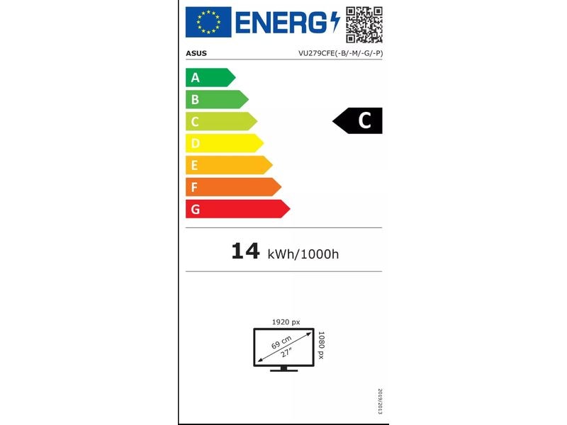 ASUS Moniteur Eye Care VU279CFE-M