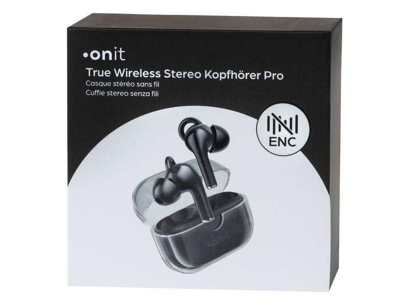 onit Écouteurs True Wireless In-Ear Pro Noir