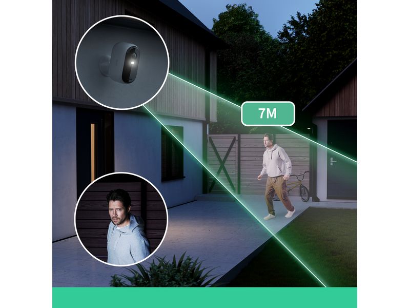 Arlo Outdoor FHD (Gen 2) VMC2250 Weiss, 2er Set mit 2 Halterungen