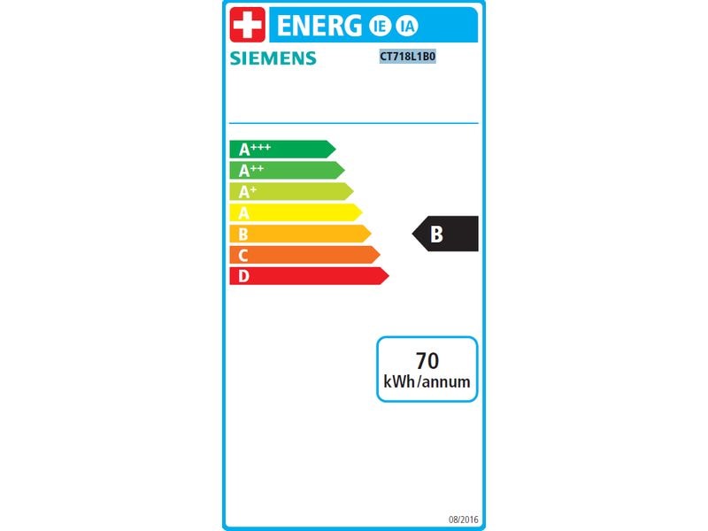 Siemens Cafetières automatiques intégrées iQ700 CT718L1B0 Noir