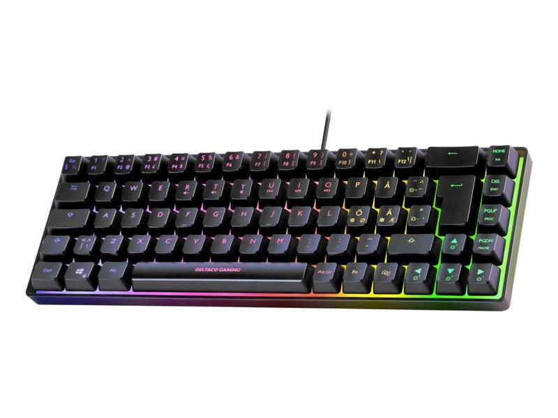 DELTACO Clavier de gaming GAM-158-CH Noir