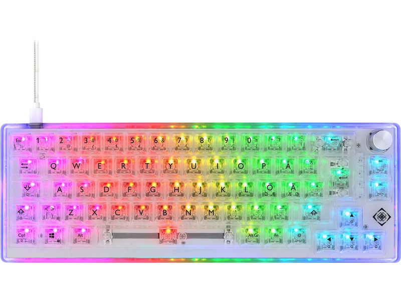 DELTACO Clavier de gaming GAM-160-T-CH Blanc