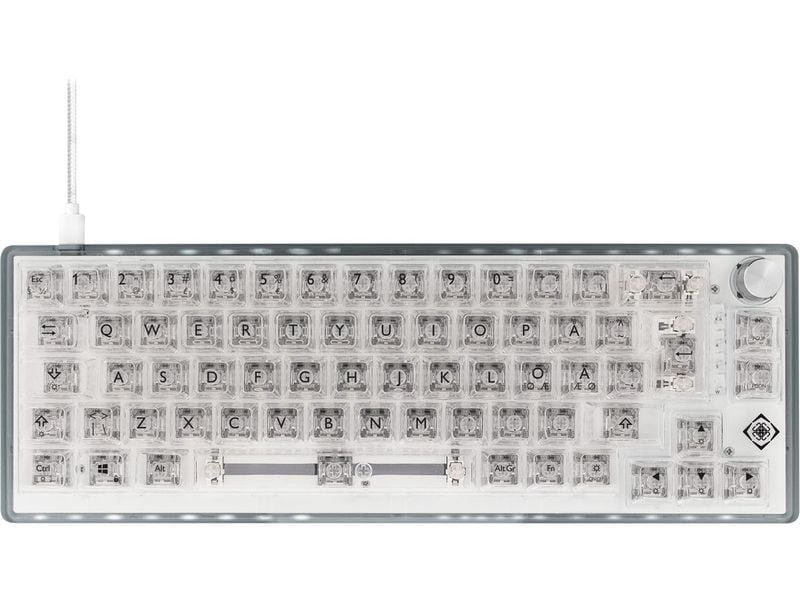 DELTACO Gaming-Tastatur GAM-160-T-CH Weiss