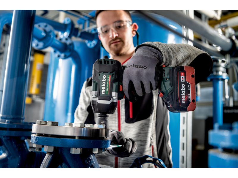 Metabo Visseuses à percussion sans fil SSW 18 LTX 800 BL, Solo