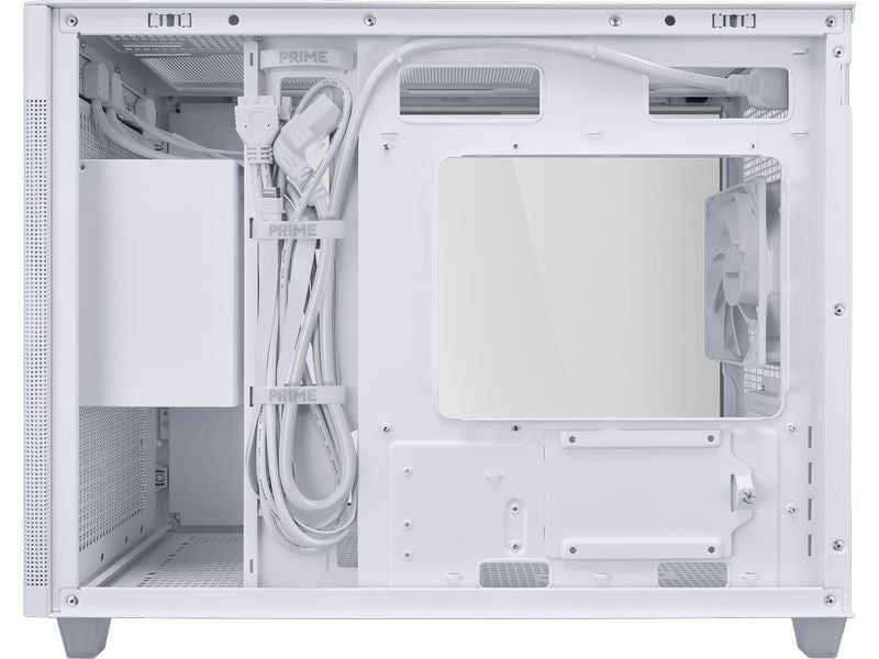 ASUS Boîtier d’ordinateur AP201 MicroATX TG Blanc