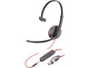 Poly Casque Blackwire 3215 Mono USB-A/C