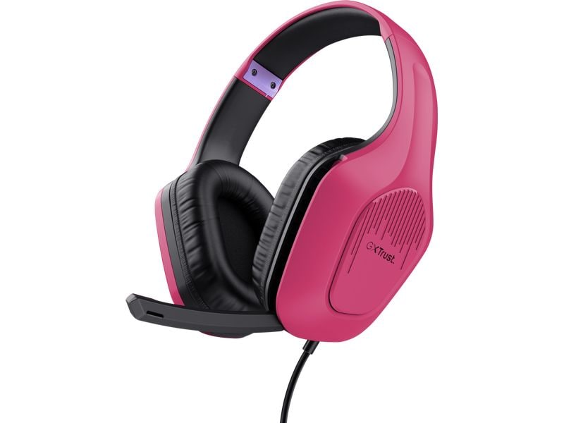 Trust Écouteurs GXT 415P Zirox Rose/Noir