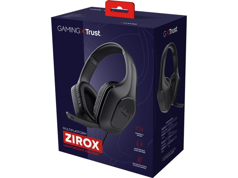 Trust GXT 415 Zirox Noir