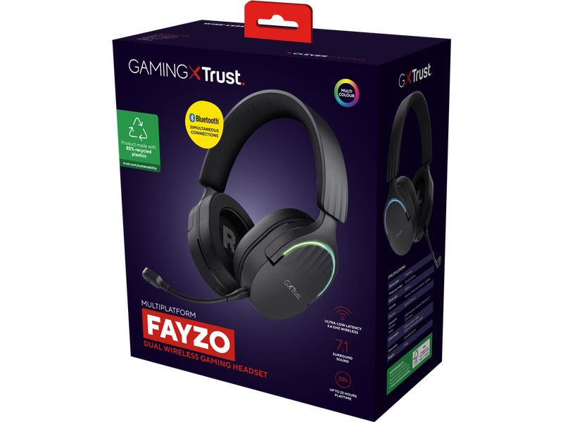 Trust Headset GXT 491 FAYZO Schwarz