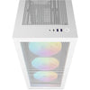 NZXT Boîtier d’ordinateur H7 Flow RGB Blanc mat