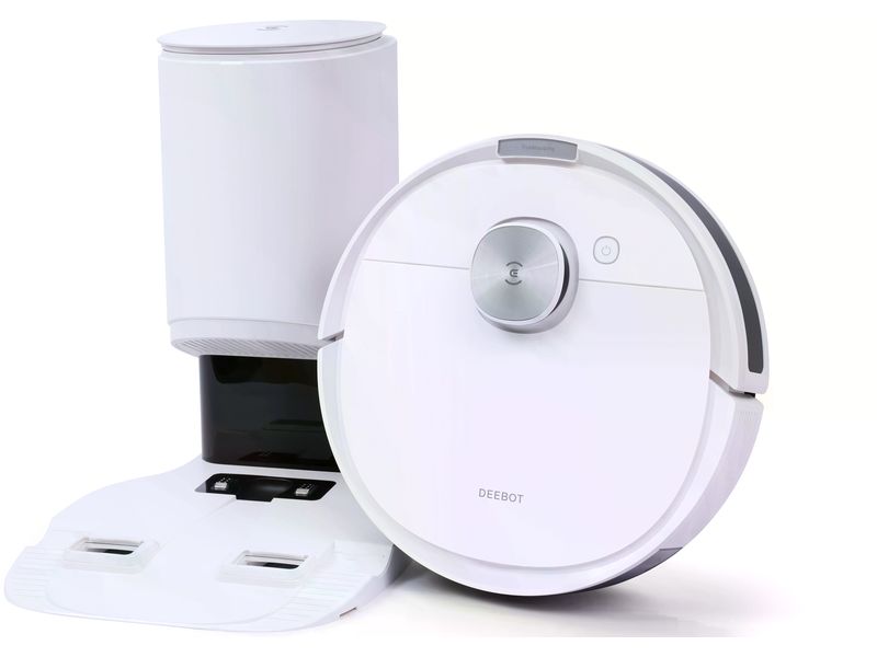 Ecovacs Robot d’aspiration et d’essuyage N10 Plus Blanc