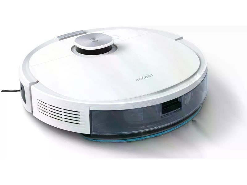 Ecovacs Robot d’aspiration et d’essuyage N10 Plus Blanc