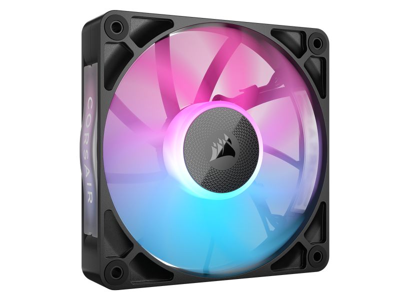 Corsair PC-Lüfter iCUE LINK RX120 RGB Schwarz, 3er Starter-Kit