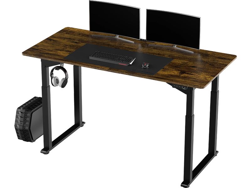 Ultradesk Table de jeu Uplift Brun/Noir