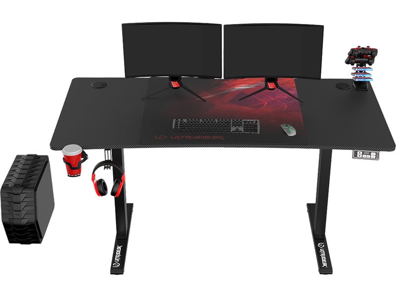 Ultradesk Gaming Tisch Level V2 Rot