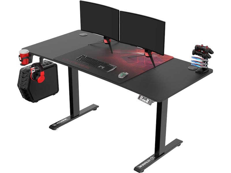 Ultradesk Table de jeu Level V2 Rouge