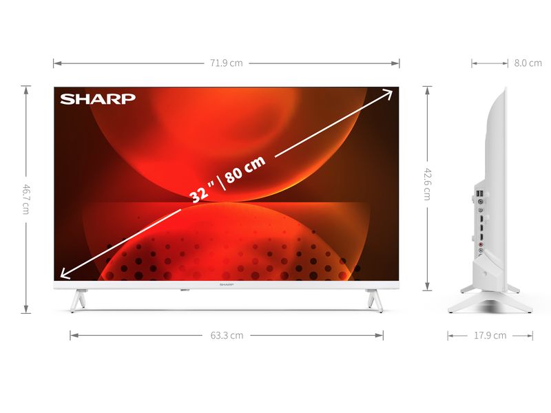 Sharp TV 32FH2EAW 32