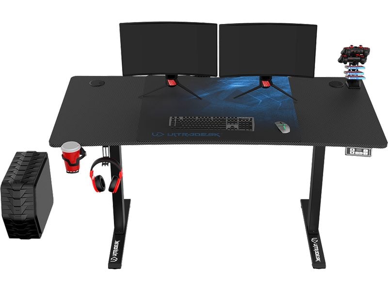 Ultradesk Gaming Tisch Level V2 Blau