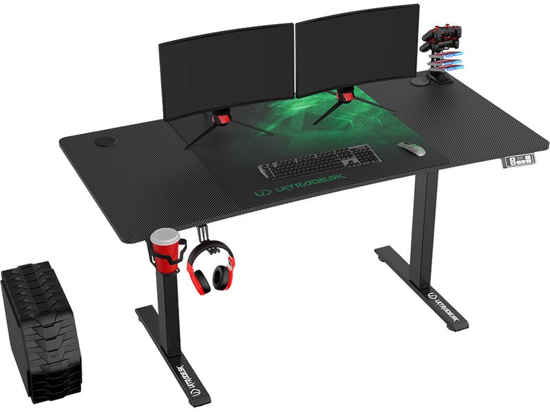 Ultradesk Gaming Tisch Level V2 Grün