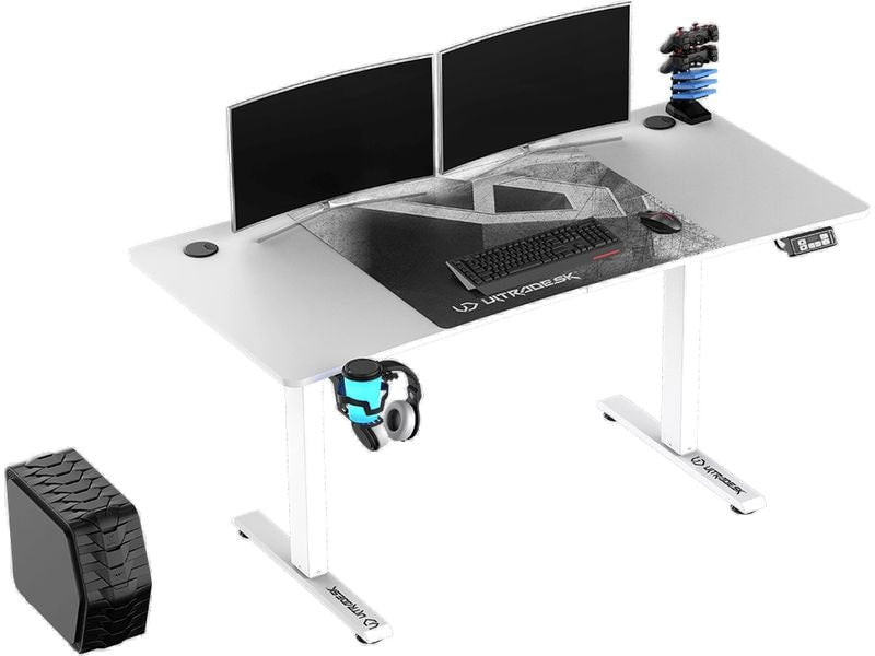 Ultradesk Table de jeu Level V2 Blanc