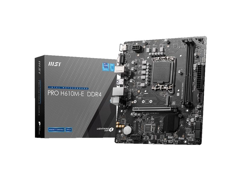 MSI Mainboard PRO H610M-E DDR4